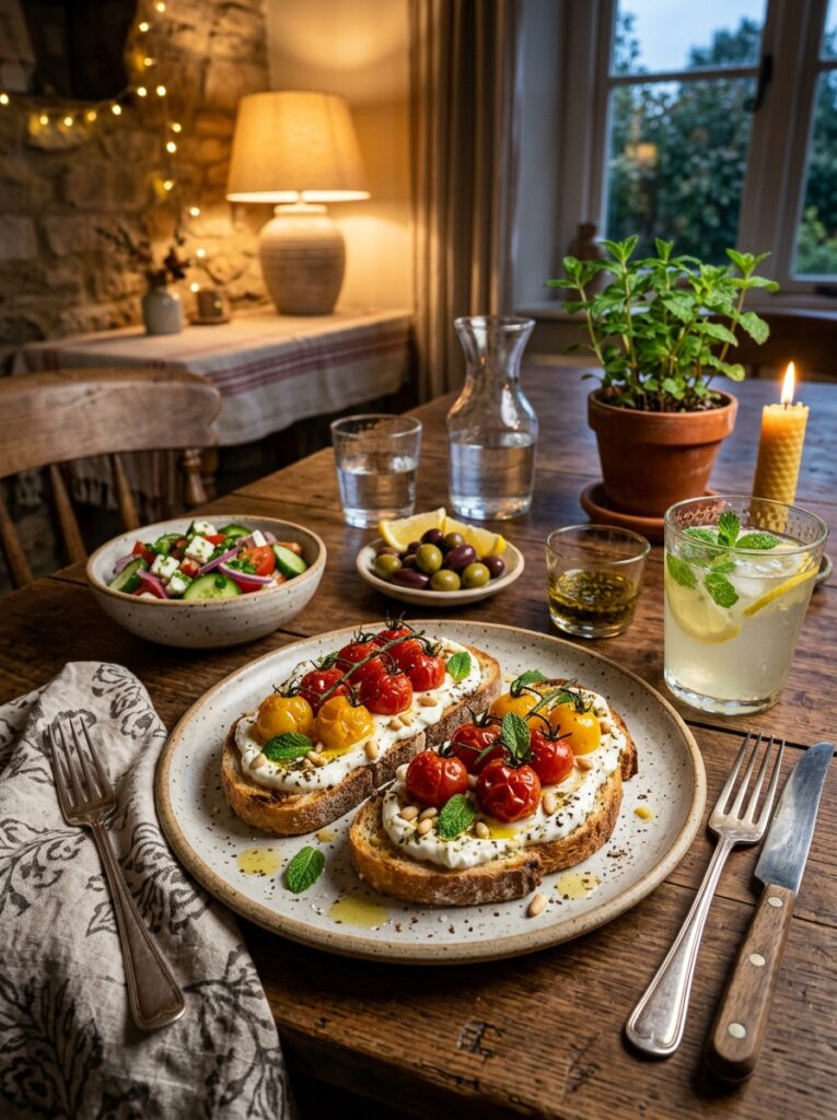 Labneh toast with tomatoes recipe 202605042208