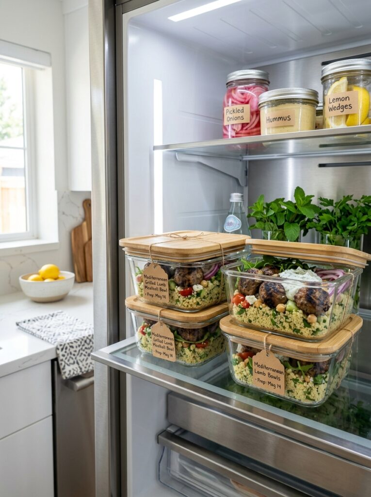 Lamb meatball bowls couscous recipe 202605241449