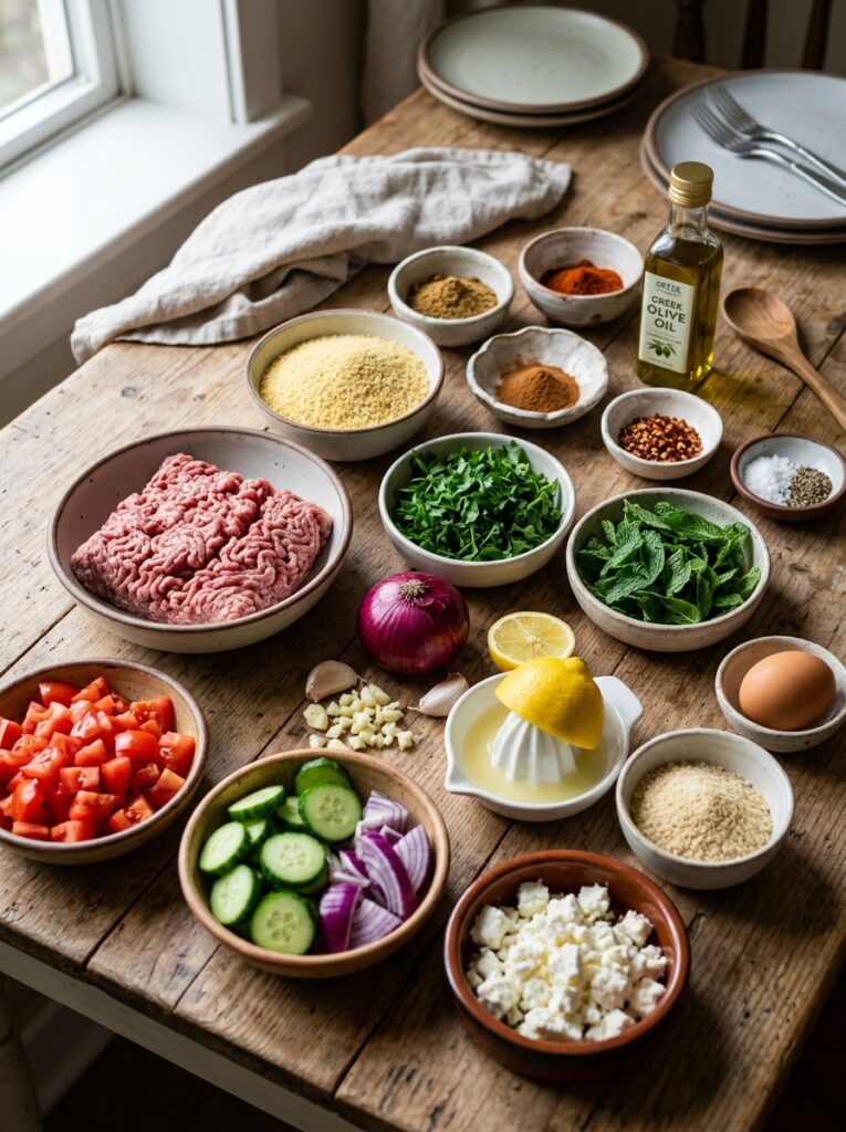 Lamb meatball bowls ingredients … 202605241448