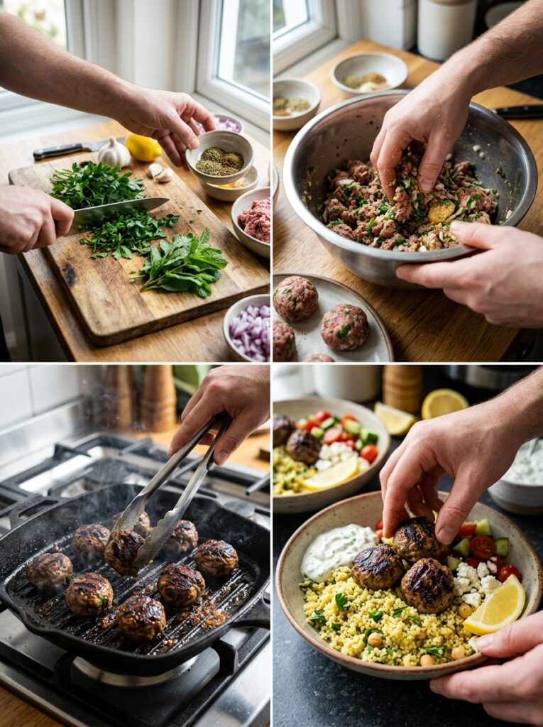 Lamb meatball bowls recipe 202605241448