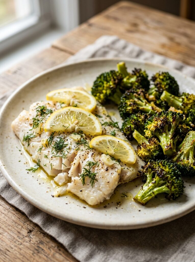 Mediterranean Lemon Dill Cod with Roasted Broccoli Recipe: A Fresh and Flavorful Dinner 12 Lemon dill cod roasted broccoli 202605142300