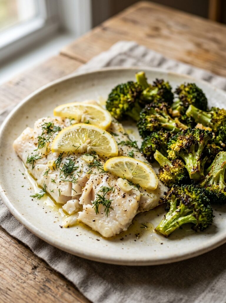 Mediterranean Lemon Dill Cod with Roasted Broccoli Recipe: A Fresh and Flavorful Dinner 17 Lemon dill cod roasted broccoli 202605142300
