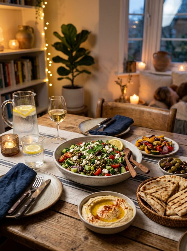 easy mediterranean lentil cucumber salad recipe 15 Lentil cucumber salad setup 202605211249