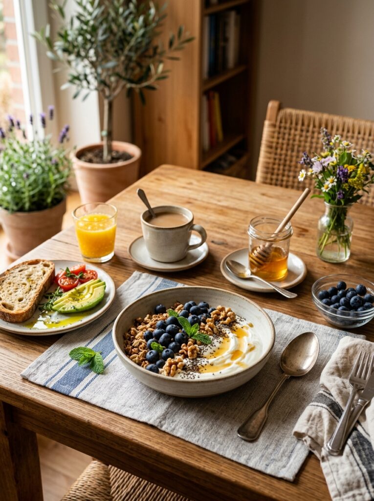 Mediterranean Blueberry Yogurt Bowl with Walnuts and Honey Recipe: A Healthy, Flavorful Breakfast 15 Mediterranean Blueberry Yogurt Bowl 202605042230
