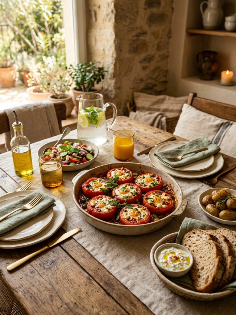 Mediterranean Baked Eggs in Tomato Cups with Feta Recipe 15 Mediterranean baked eggs recipe … 202606021923 1