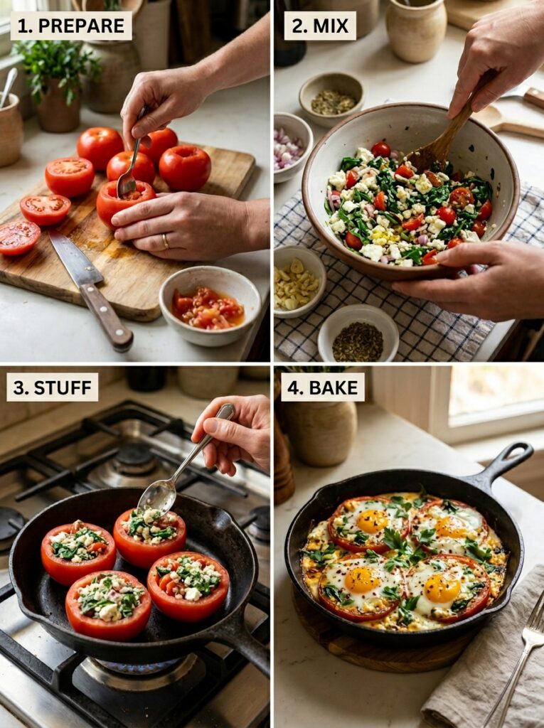 Mediterranean Baked Eggs in Tomato Cups with Feta Recipe 14 Mediterranean baked eggs recipe … 202606021923