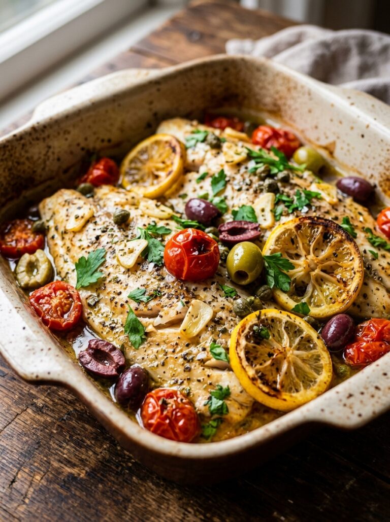 Mediterranean Baked Haddock with Lemon Parsley and Olives Recipe 17 Mediterranean baked haddock recipe 202605021658