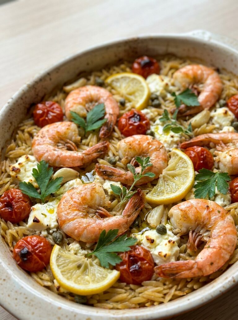 Mediterranean Baked Shrimp with Feta and Orzo Dinner Recipe 17 Mediterranean baked shrimp feta … 202605131749