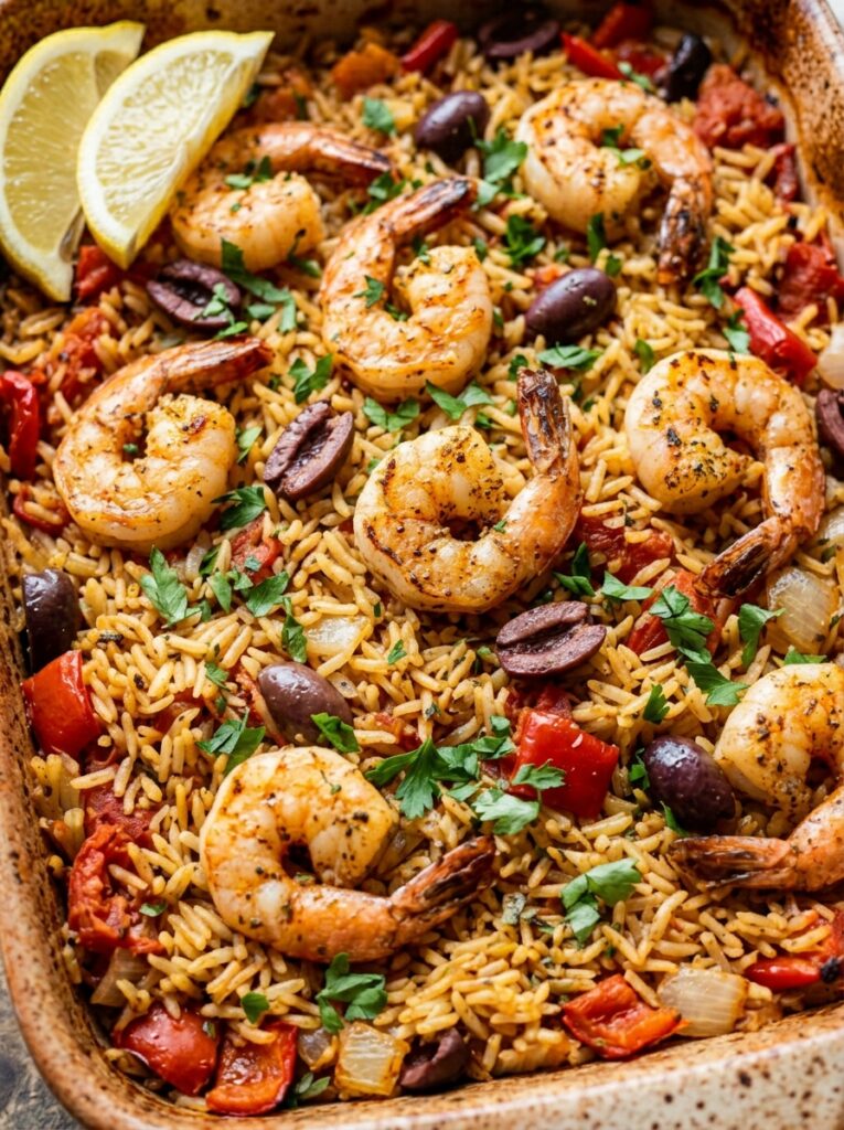 Beginner Mediterranean Baked Shrimp and Rice Recipe: A Simple One-Pan Dinner 12 Mediterranean baked shrimp rice 202605181750
