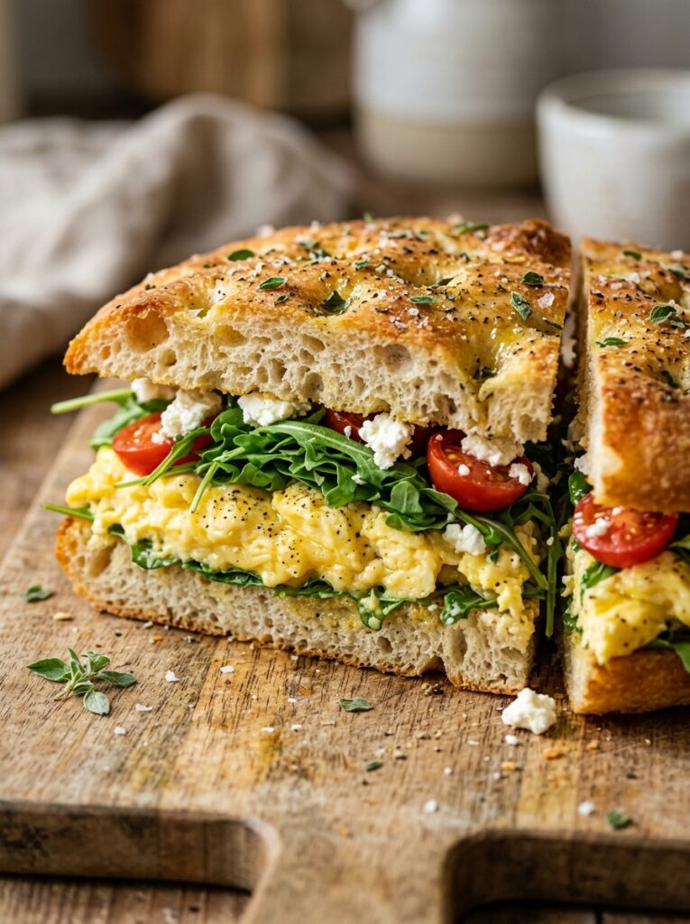 Mediterranean breakfast focaccia… 202606021850