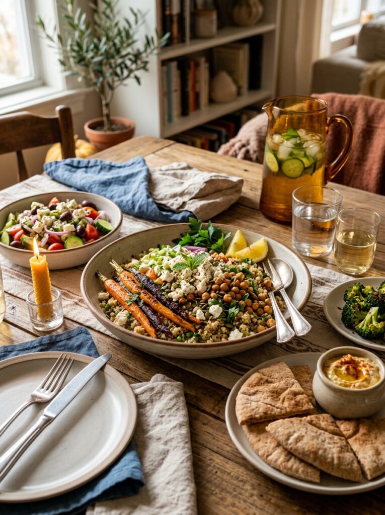 Beginner Mediterranean Roasted Carrot Feta Quinoa Recipe 15 Mediterranean carrot feta quinoa… 202605121538
