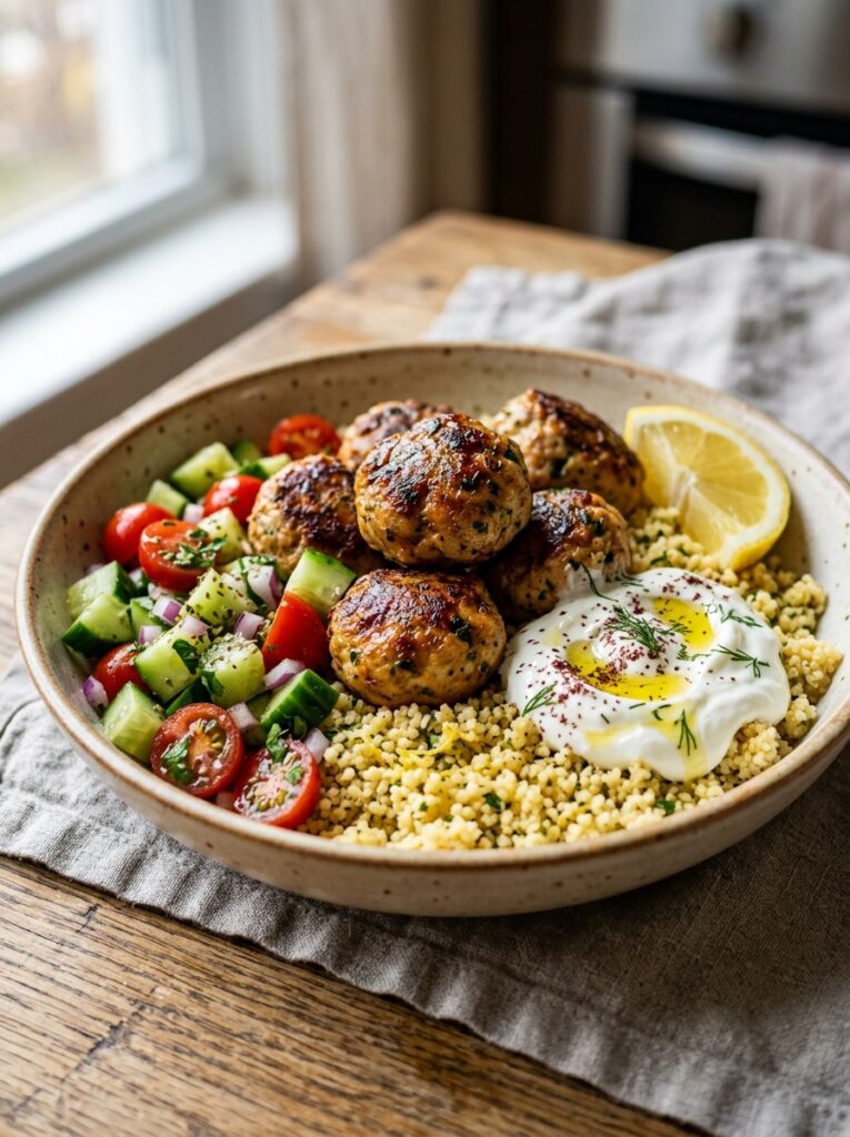 Mediterranean chicken meatball b… 202605111218