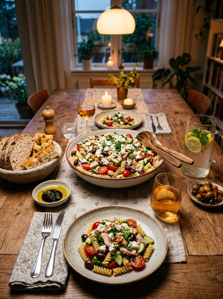 Mediterranean Chicken Pasta Salad with Feta and Olives Recipe: A Fresh, Flavor-Packed Meal 15 Mediterranean chicken pasta salad 202605101323