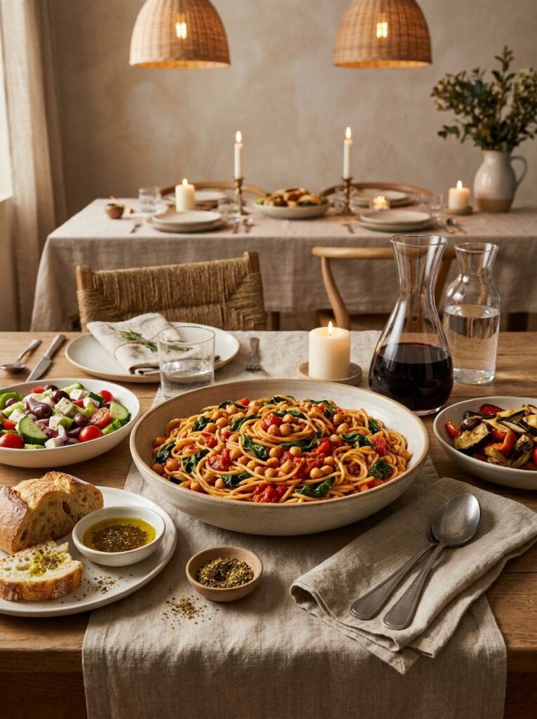 Mediterranean Chickpea Tomato Pasta with Spinach Recipe: A Complete Guide 15 Mediterranean chickpea tomato pasta 202605140001