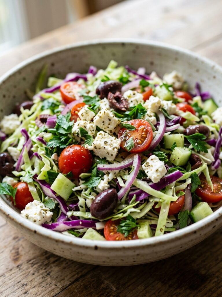 Mediterranean Chopped Cabbage Feta Salad Recipe 17 Mediterranean chopped salad recipe 202605241549