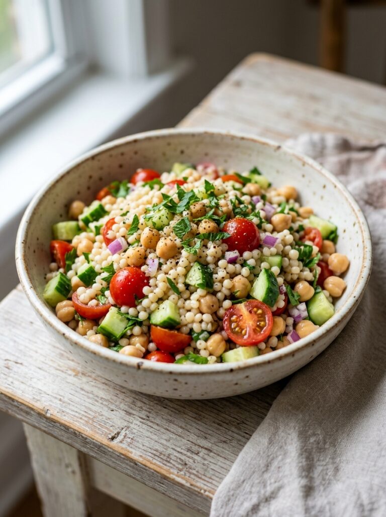 Beginner Mediterranean Couscous Chickpea Salad Recipe 17 Mediterranean couscous chickpea … 202605110047
