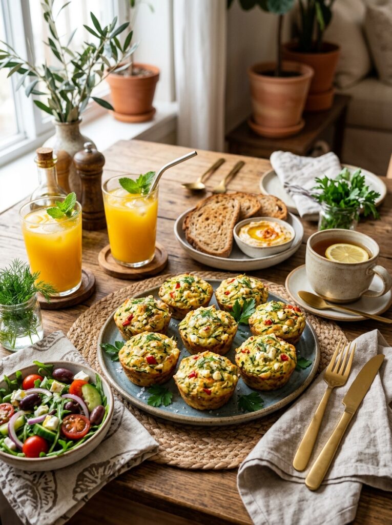 Mediterranean Egg White Muffins with Zucchini and Feta Recipe 15 Mediterranean egg white muffins … 202605021653 2