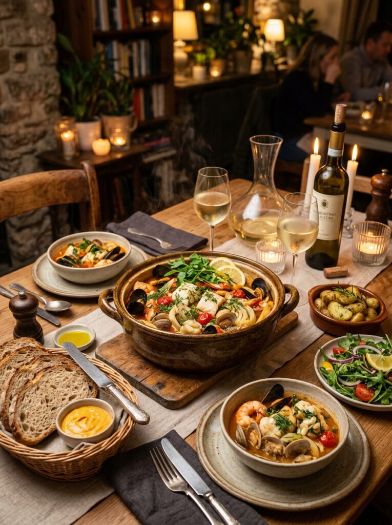 Mediterranean fish stew setup 202605231449