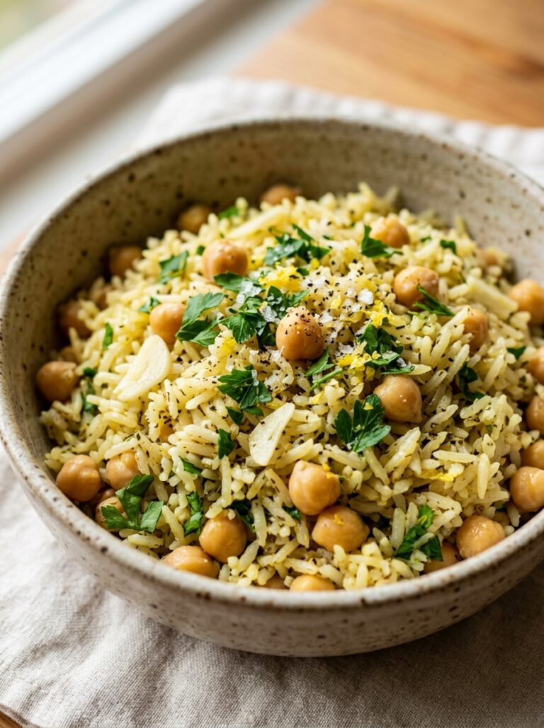 beginner mediterranean lemon rice with chickpeas recipe 17 Mediterranean lemon rice chickpeas 202605091844