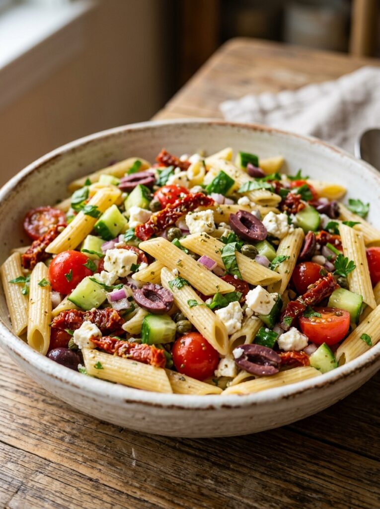 Mediterranean pasta salad recipe 202605251446