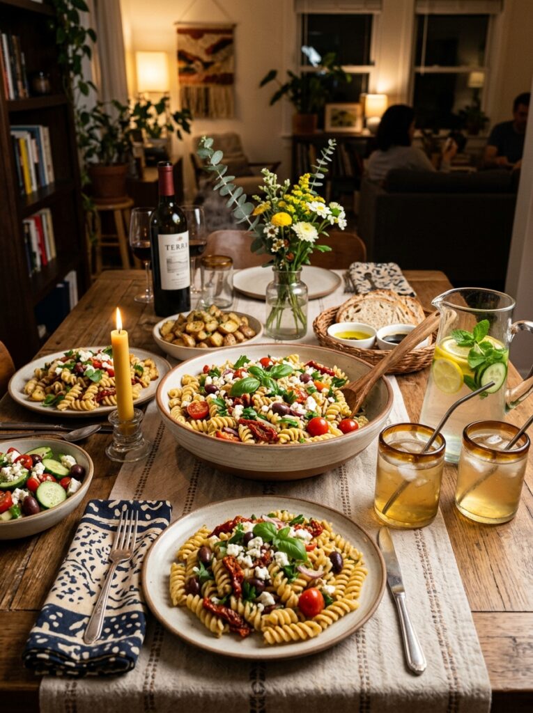 Mediterranean pasta salad setup 202605251446