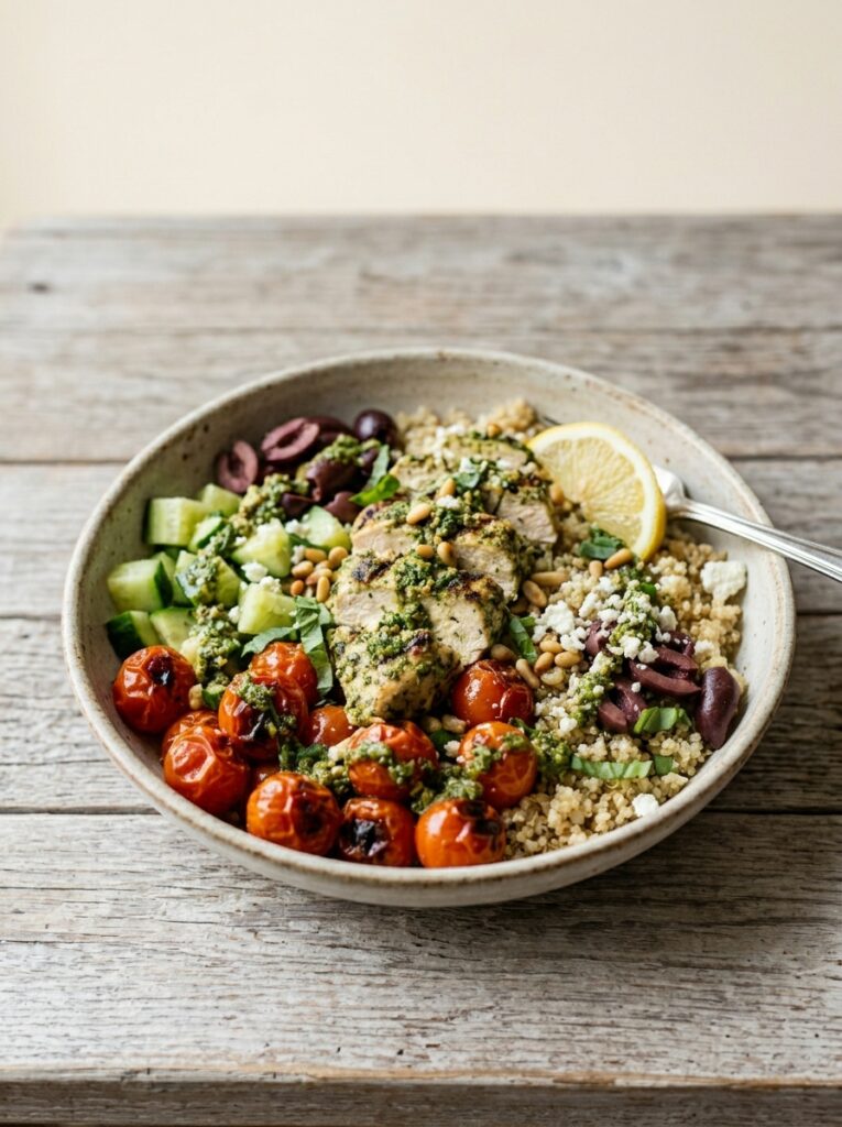 Mediterranean pesto chicken quin… 202605032151