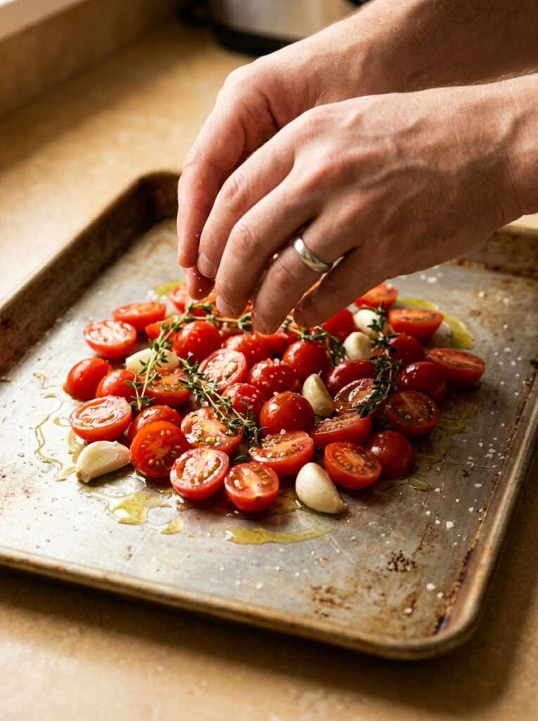 Mediterranean Roasted Tomato Burrata Pasta Recipe 14 Mediterranean roasted tomato bur… 202605301958 1
