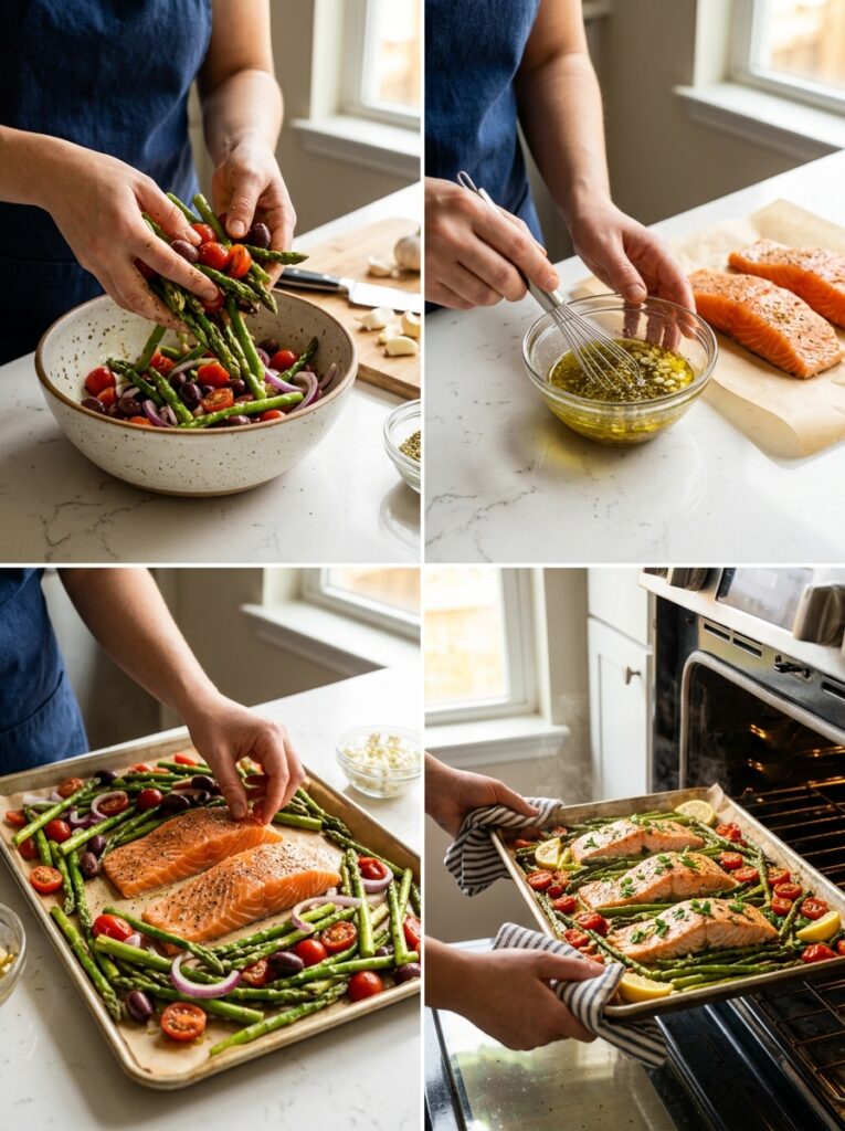 Mediterranean Sheet Pan Salmon with Asparagus and Olives Recipe 14 Mediterranean salmon asparagus o… 202605141135 1