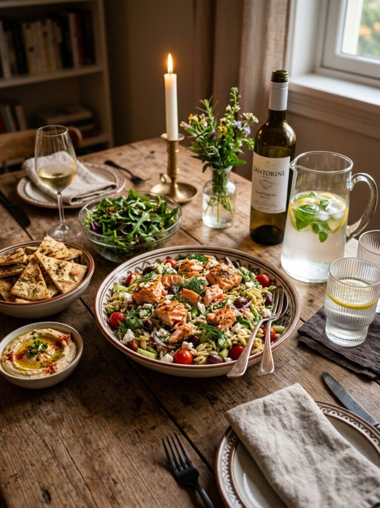 Mediterranean Salmon Orzo Salad with Dill Recipe 15 Mediterranean salmon orzo salad 202605121550