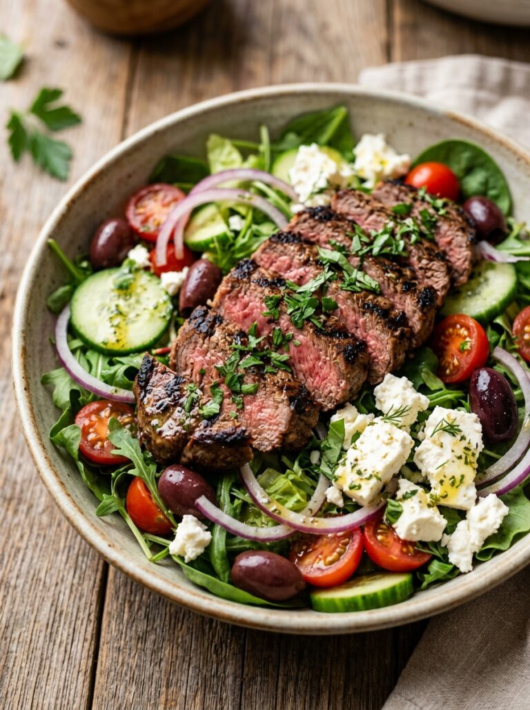 Mediterranean steak salad recipe 202605221858