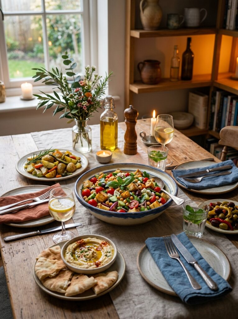 Mediterranean Tomato Chickpea Bread Salad Recipe 15 Mediterranean tomato chickpea br… 202605211259