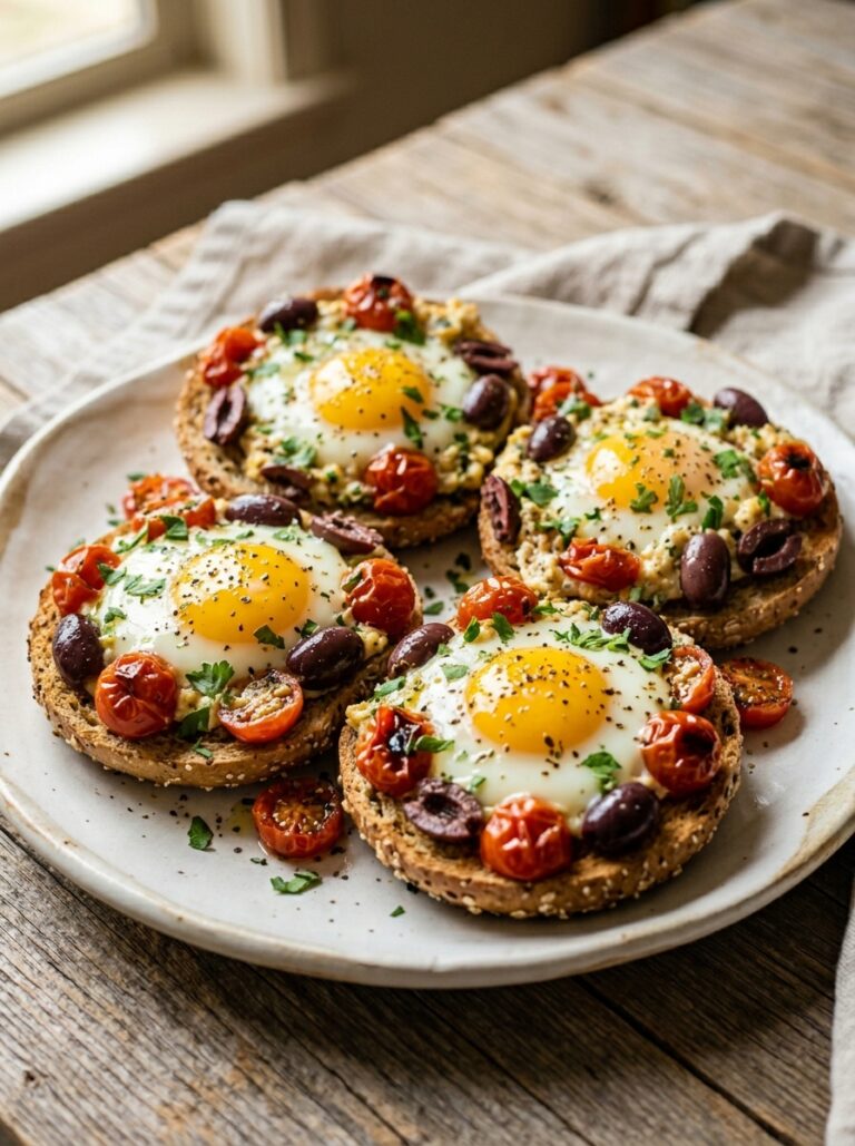 Mediterranean Tomato Olive Egg Bagel Recipe 17 Mediterranean tomato olive egg b… 202605211233