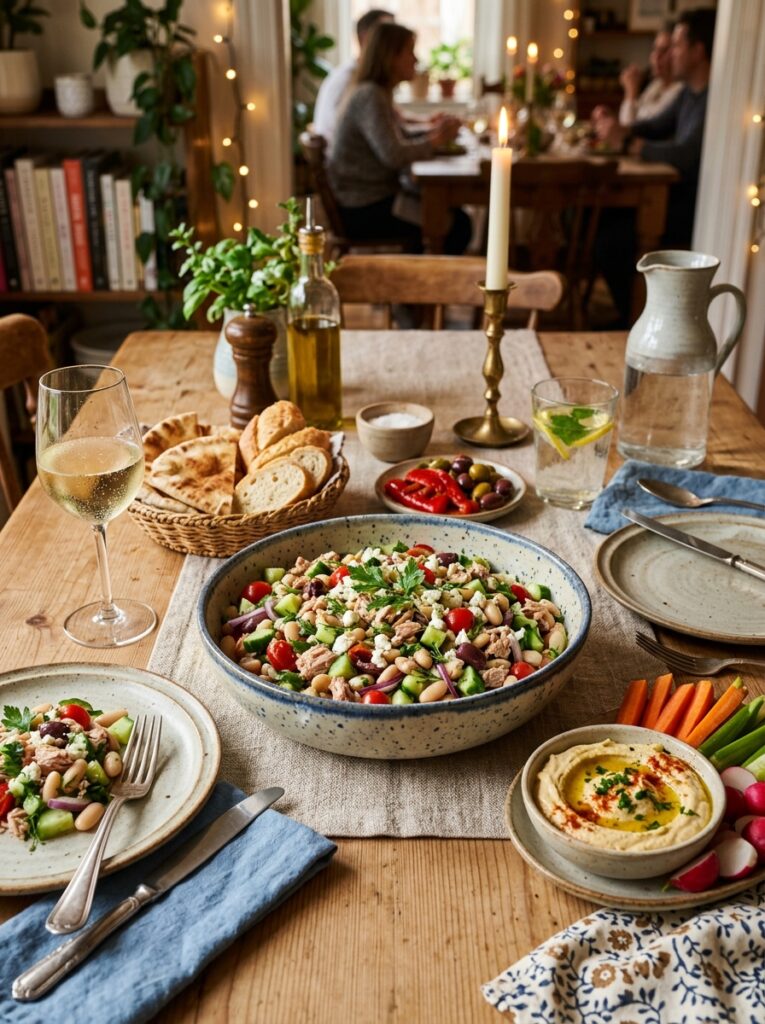 mediterranean white bean tuna cucumber salad recipe 15 Mediterranean white bean tuna salad 202605081300 1