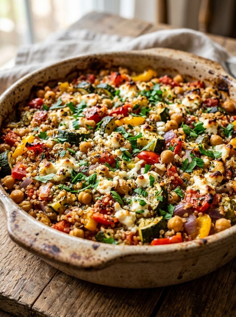 Mediterranean Zucchini Chickpea Quinoa Bake Recipe 12 Mediterranean zucchini chickpea … 202605241544