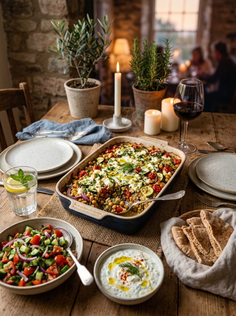 Mediterranean Zucchini Chickpea Quinoa Bake Recipe 15 Mediterranean zucchini chickpea … 202605241545