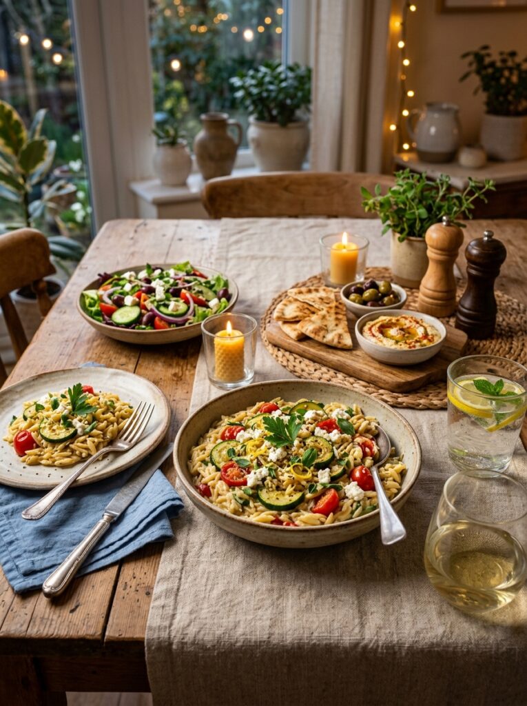 easy mediterranean zucchini tomato orzo recipe 15 Mediterranean zucchini tomato or… 202605171645