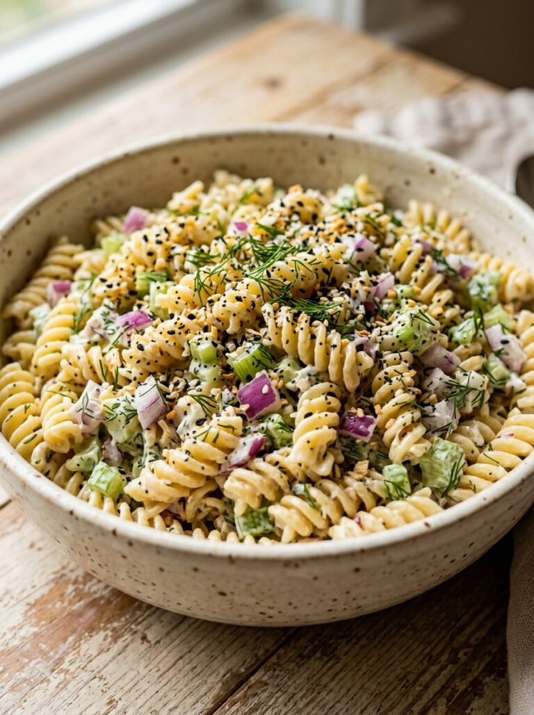 Everything bagel seasoning cold pasta salad 17 Pasta salad with bagel seasoning 202606041642