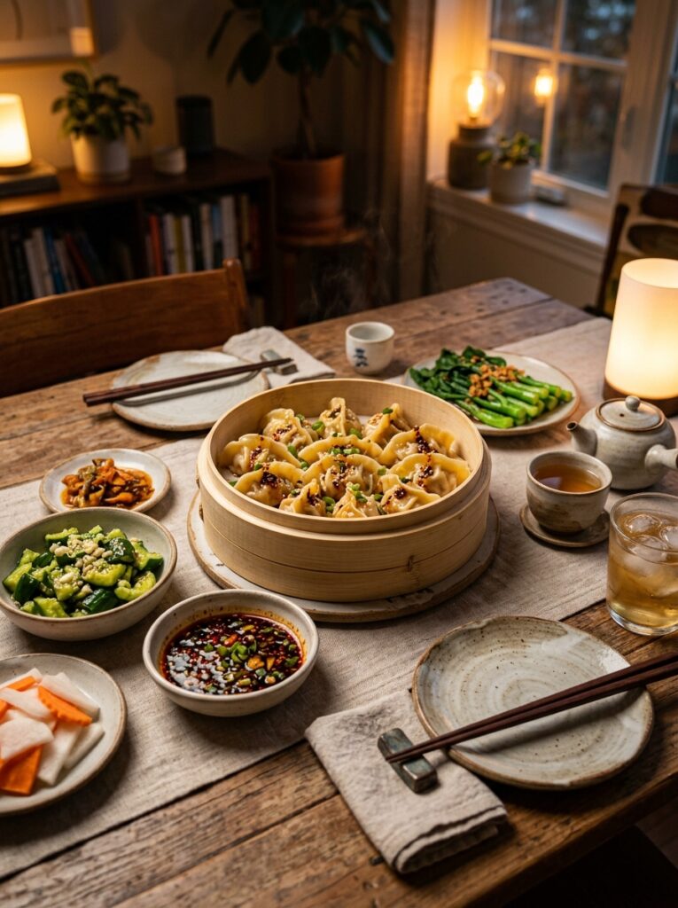 Easy Homemade Pork Dumplings Wrapper: A Complete Recipe Guide 15 Pork dumplings with side dishes 202606111726