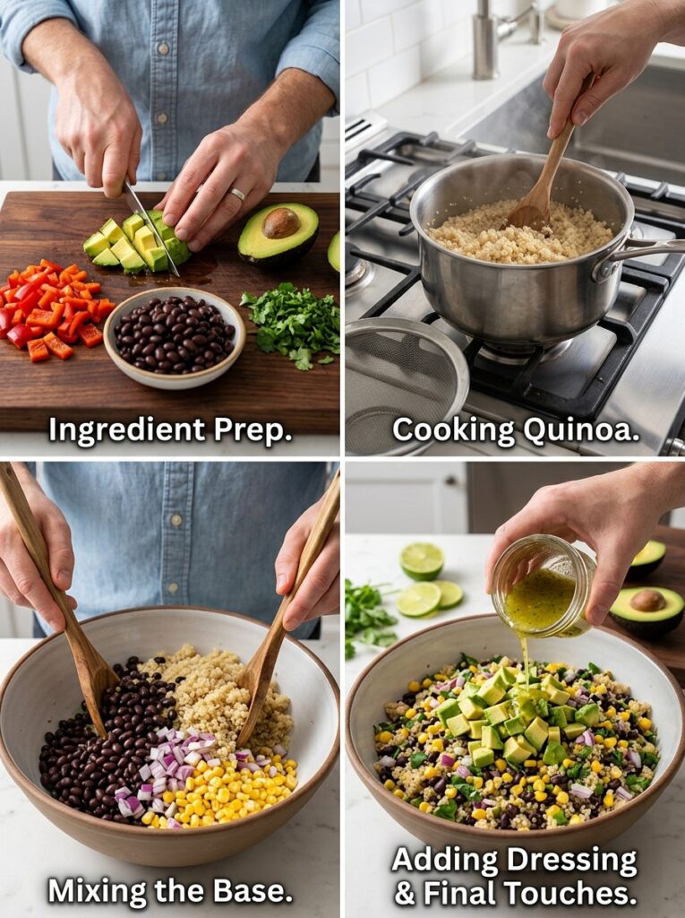 Quinoa black bean salad avocado 202606091742