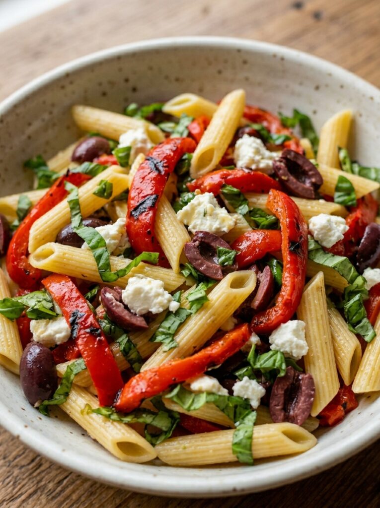 Roasted Red Pepper and Goat Cheese Pasta Salad 12 Roasted Red Pepper Goat Cheese 202606031838