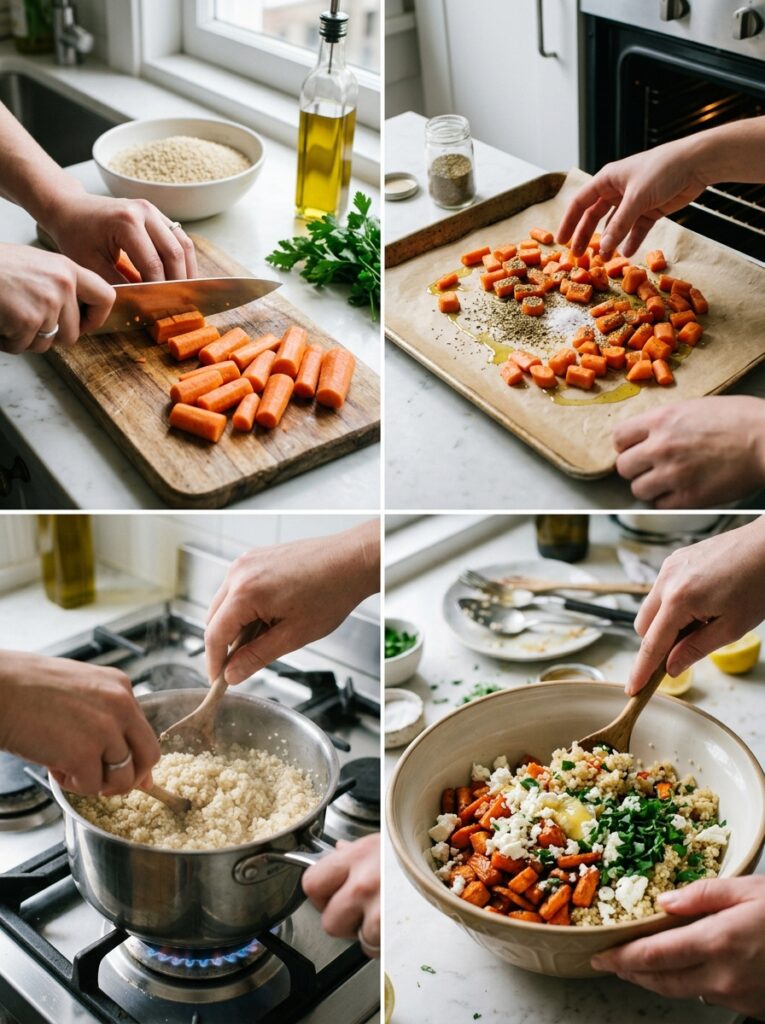 Beginner Mediterranean Roasted Carrot Feta Quinoa Recipe 14 Roasted carrot feta quinoa recipe 202605121537