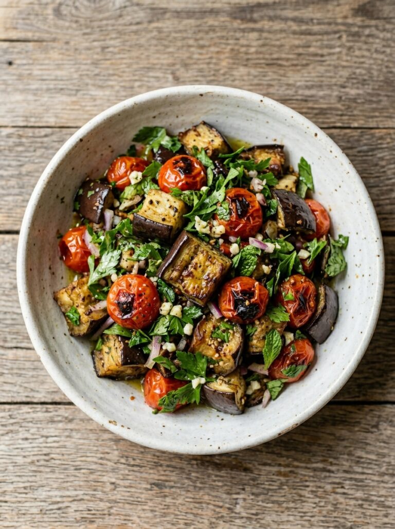 Mediterranean Roasted Eggplant Tomato Salad Recipe 17 Roasted eggplant tomato salad 202605042217
