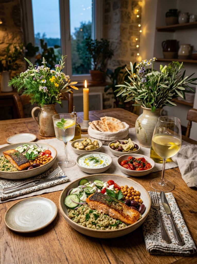 Salmon bowls with salad 202606021838