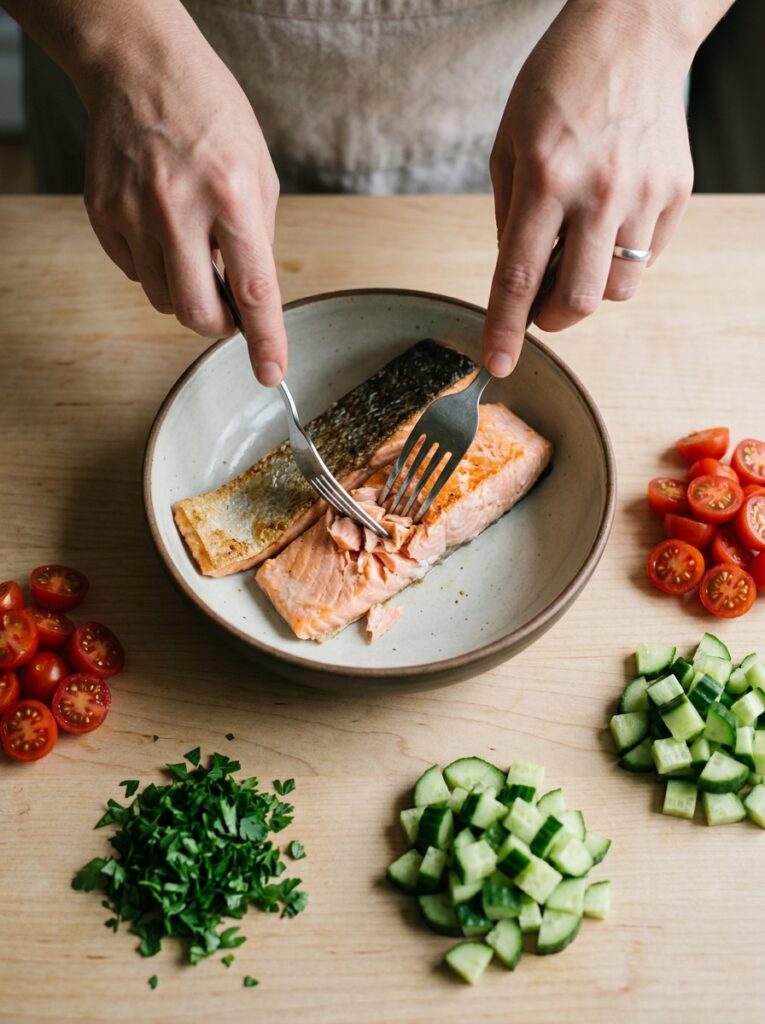 Easy Mediterranean Salmon Couscous Salad Recipe 14 Salmon couscous salad recipe pro… 202605021651
