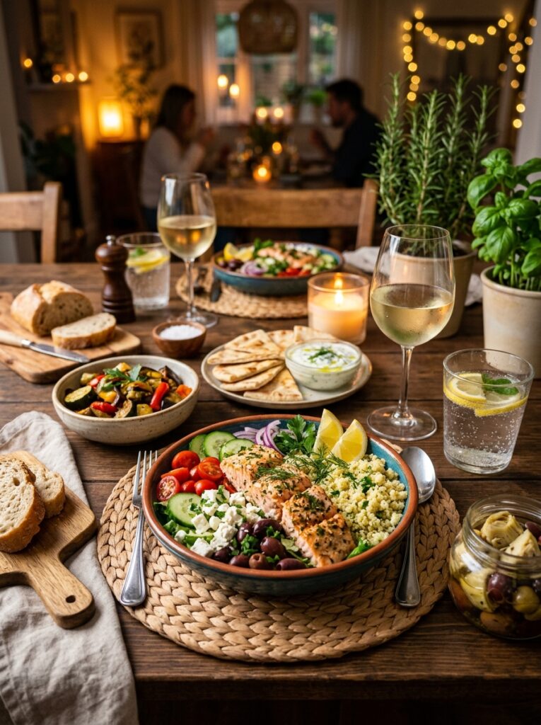 Easy Mediterranean Salmon Couscous Salad Recipe 15 Salmon couscous salad setup 202605021649