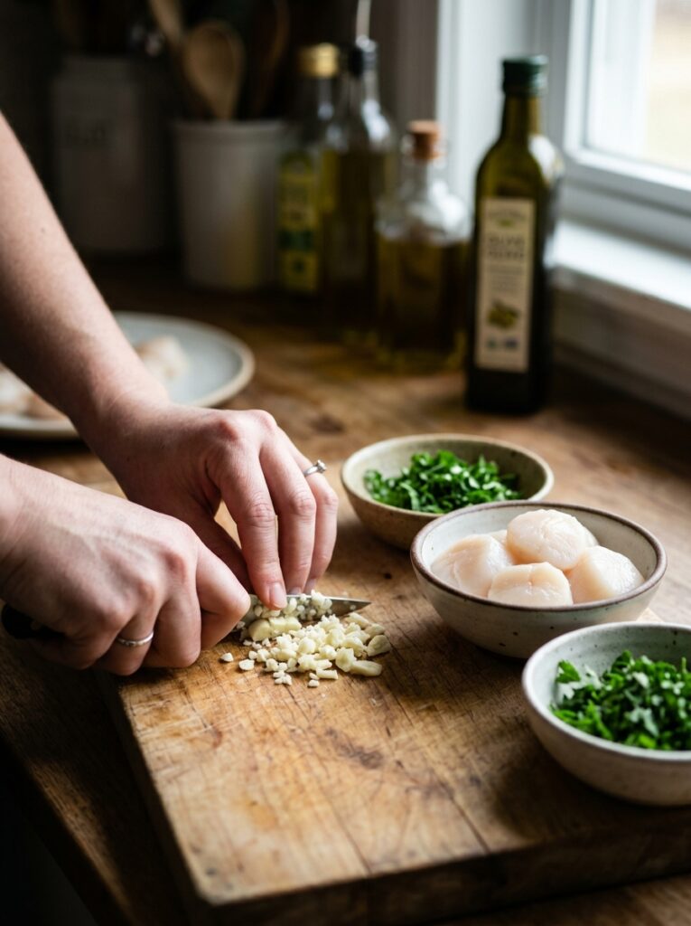 Mediterranean Garlic Butter Scallop Pasta with Herbs Recipe 14 Scallop pasta recipe cooking pro… 202605111206