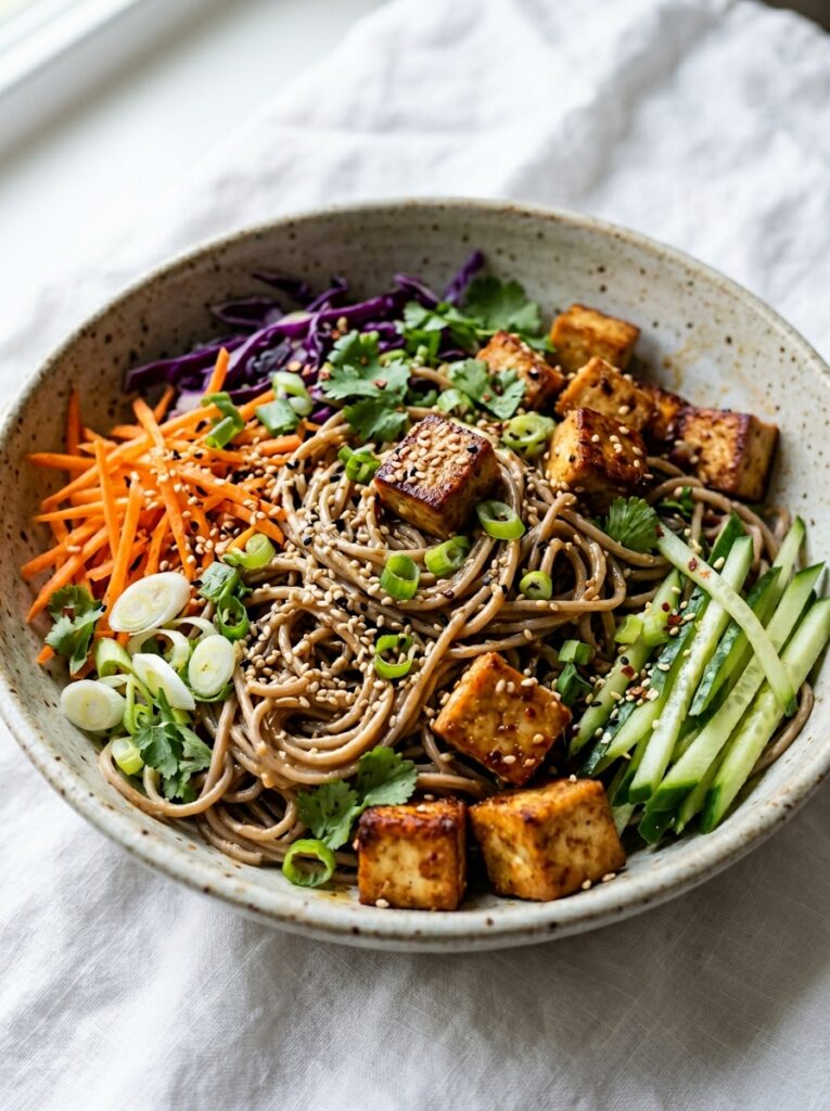 Sesame Ginger Tofu Cold Noodle Salad 1 Sesame Ginger Tofu Cold Noodle 202606041744
