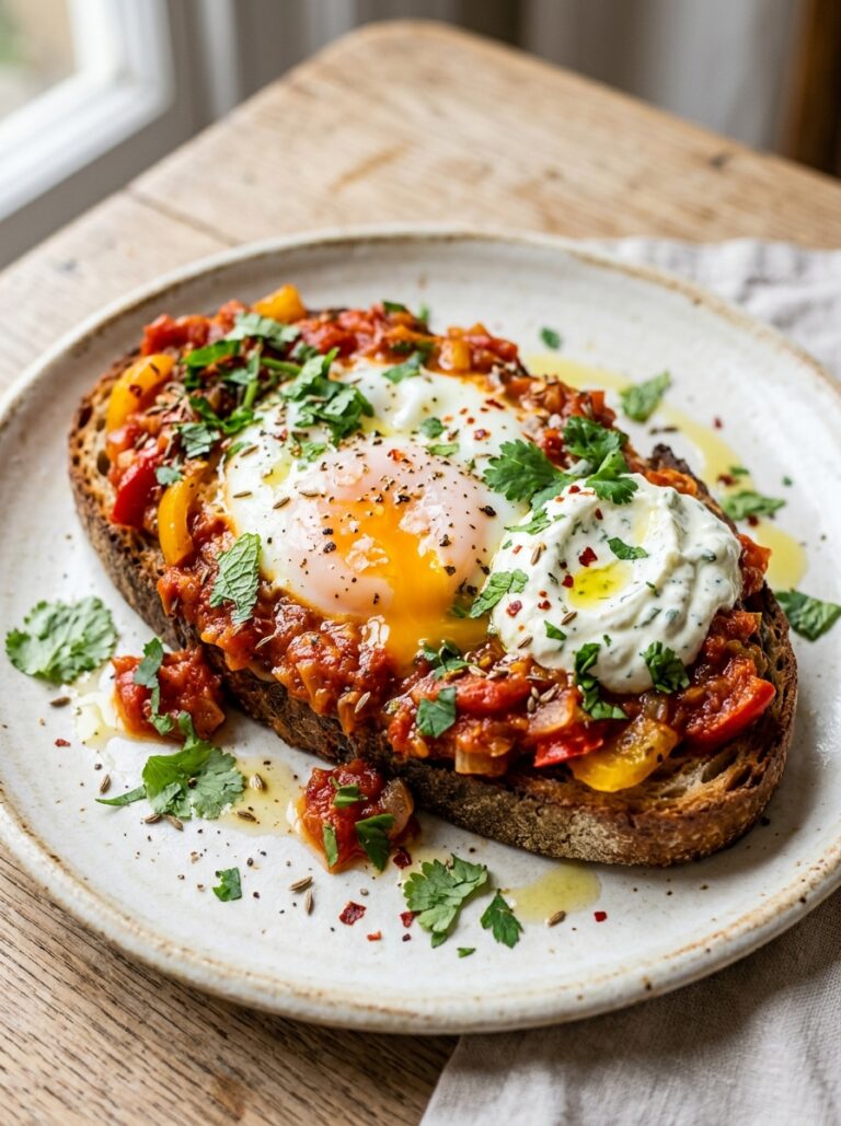 Shakshuka toast with whipped feta 202605231443