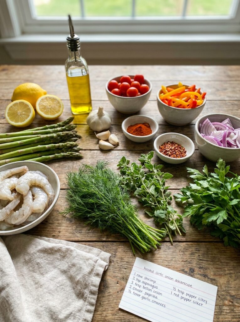 Shrimp asparagus ingredients arr… 202605132340