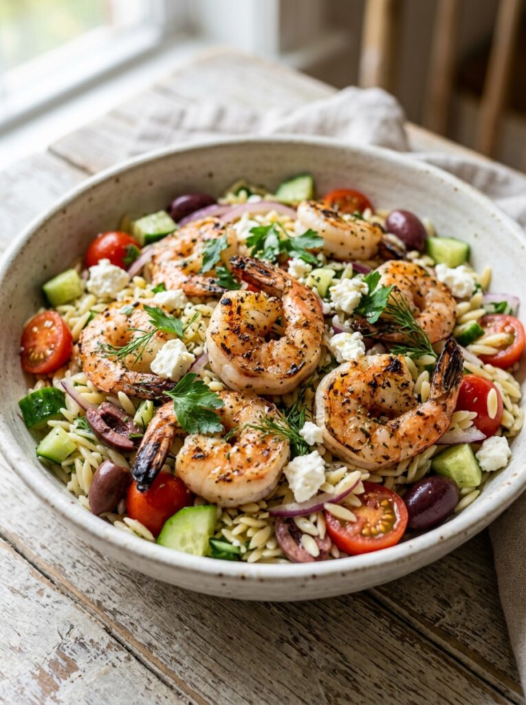 Shrimp orzo salad recipe 202605171631